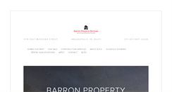 Desktop Screenshot of barronpropertyservices.com