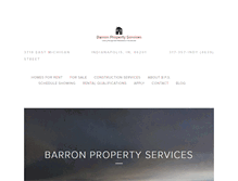 Tablet Screenshot of barronpropertyservices.com